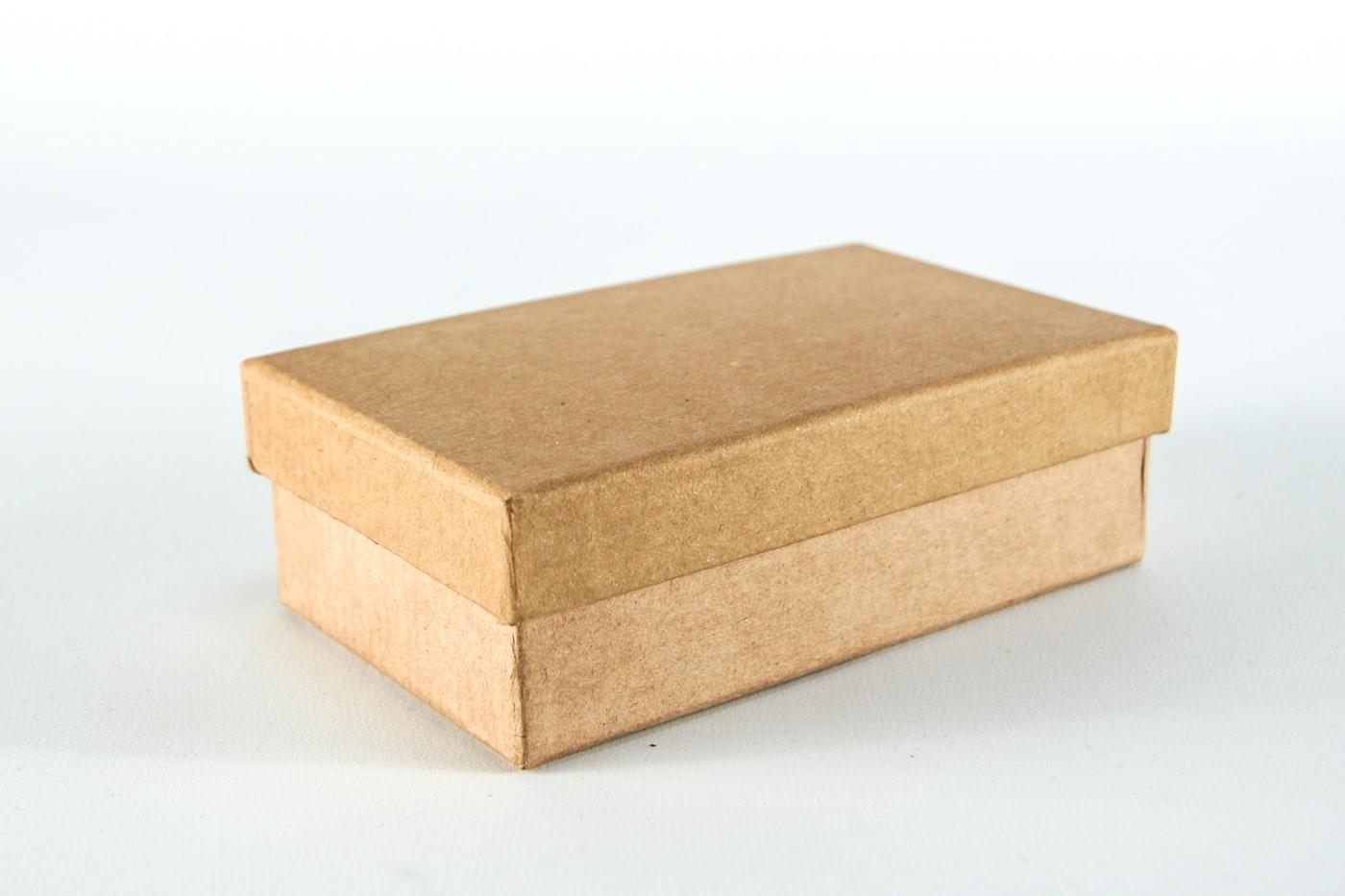 Boîte en carton kraft (photo d’illustration)